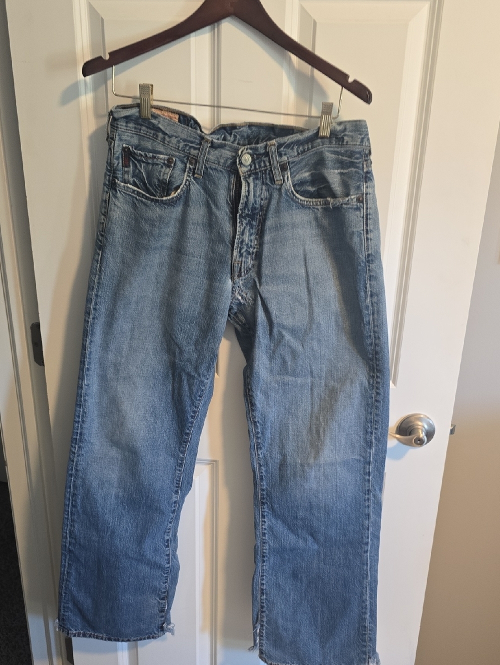 Abercrombie & Fitch Light Blue Straight Jeans, vintage